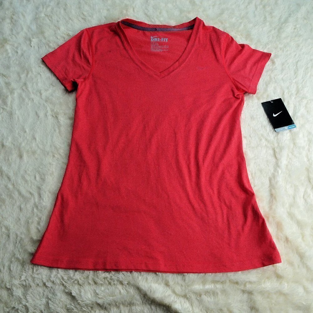 Nike Red Dri-Fit Athletic Training Tank Top Medium